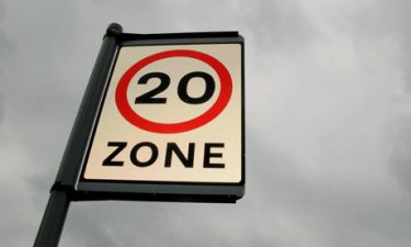 These kinds of signs may soon be the rule in Hoboken. Photo: Stephen Kelly/PA via Guardian.