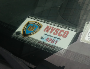 Placard abuse. Photo: David Meyer