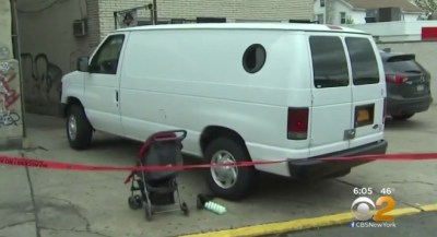The motorist who killed 8-month-old Navraj Raju was ticketed for driving without a license. Queens DA Richard Brown thinks that’s punishment enough. Image: CBS