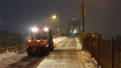 The Brooklyn Bridge promenade. Photo: NYC DOT