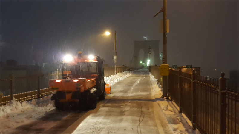 The Brooklyn Bridge promenade. Photo: NYC DOT