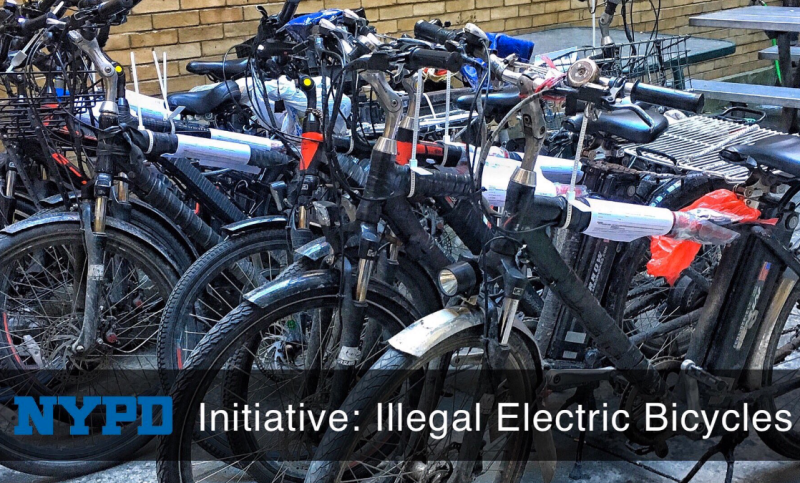 NYPD's crackdown on electric-assist bikes could end under a proposed bill. Photo: NYPD