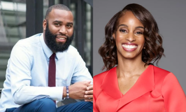 City Council District 40 candidates Brian Cunningham and Pia Raymond.