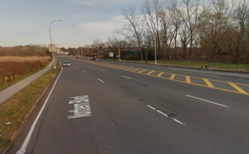 City streets where people walk and bike shouldn't be as wide as Northern Boulevard. Google Maps