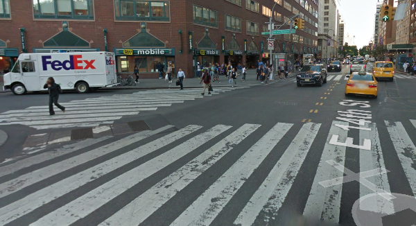E.14th Street at Union Square East. Photo: Google Maps