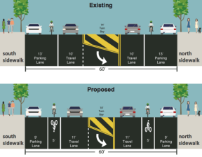 DOT says this is the best it can do for safety on 110th Street. Image: DOT