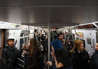 Sure, sometimes it's crowded, but mass transit makes cities much safer. Photo: Pacific Coast Highway/Wikimedia Commons