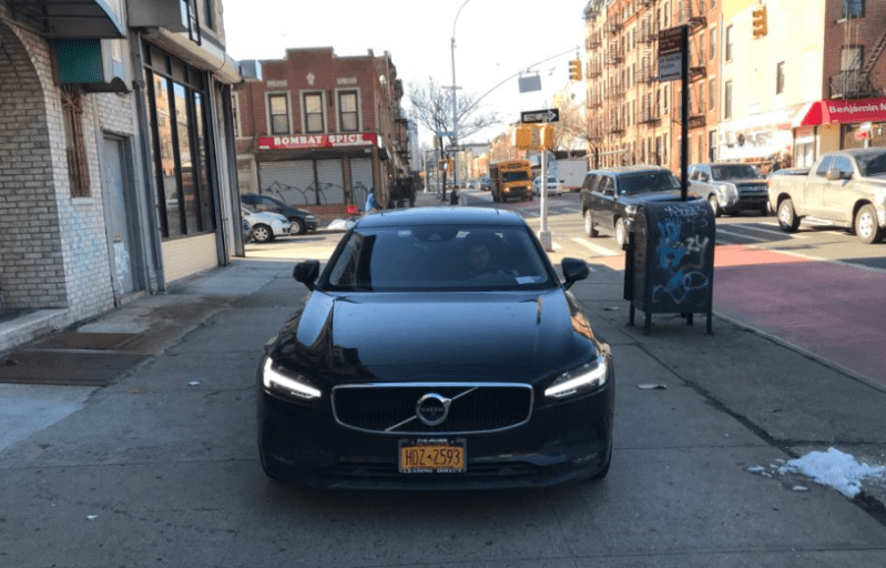 A tweet to @HowsMyDrivingNY turned up 28 violations associated with this license plate, including two each for parking in a crosswalk, parking in front of a fire hydrant, and speeding in school zone. Photo: casio_juarez/Twitter