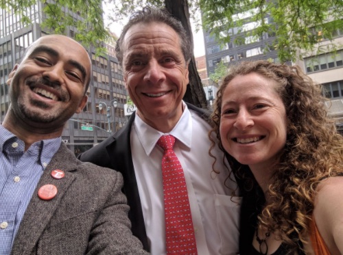 Cuomo’s support for speed cameras began and ended with a photo-op. Photo: @marco_conner