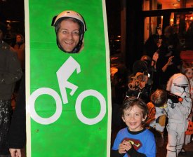 Gersh Kuntzman and friend, Halloween 2011.