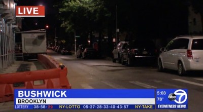 Evergreen Avenue has two lanes for parking but not enough space for cyclists and motorists to pass safely. Video stills: ABC