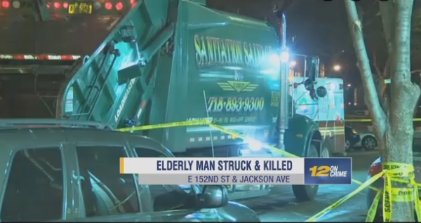 Scene of the crash that killed Leon Clark. Photo: News 12