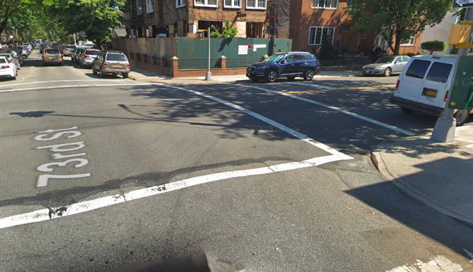 Jinsheng Wu was killed int his crosswalk on Friday. Photo: Google