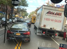 Scofflaw trucks like these are costing us big-time. File photo: Gersh Kuntzman