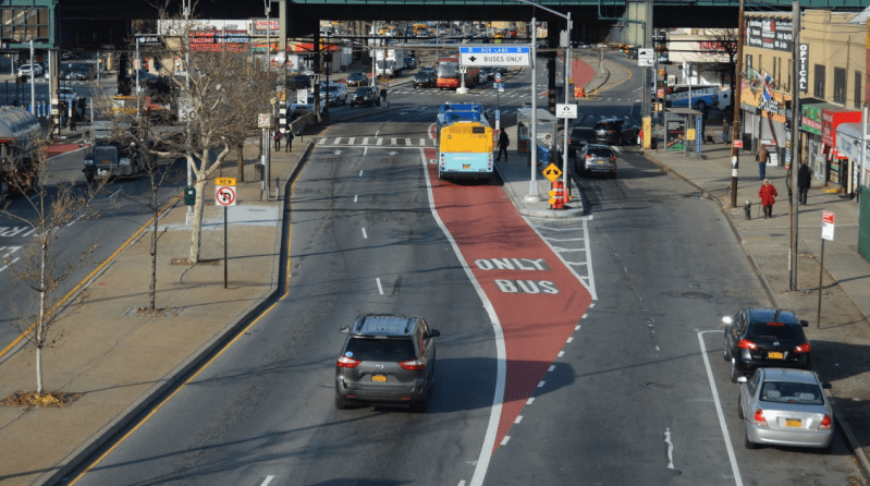 Clear bus lanes work. Photo: DOT