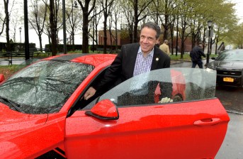 The governor loves cars. Photo: Kevin P. Coughlin/Office of Governor Andrew M. Cuomo