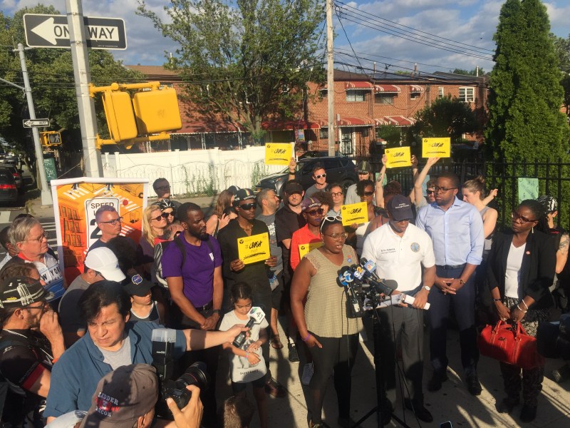 Monday's vigil for Ernest Askew.