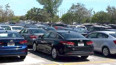 A commercial parking lot in Queens near JFK Airport. The Photo: Way.com