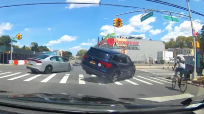 This is a split second before Jose Alzorriz (right) was killed just waiting for a light in 2019. His killer might never have been charged without video.
