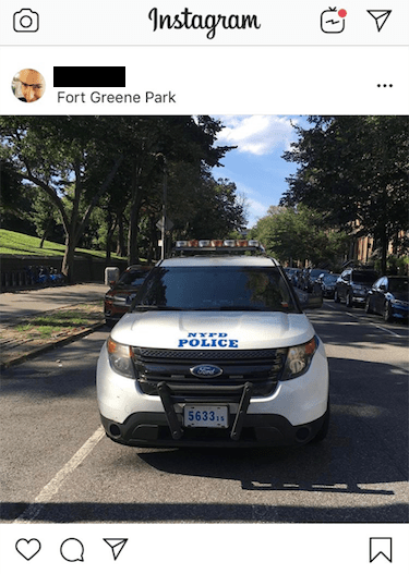 The Instagram photo in question.