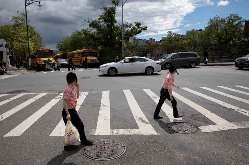 Thanks to cars, children in New York are never really safe. Photo: Bess Adler