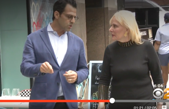 CBS's Marcia Kramer interviewed TransAlt Executive Director Danny Harris last week.