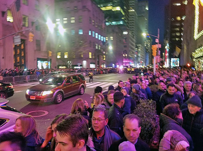 Ghost of Christmas past: This was Rockefeller Center. Photo: Stunt Queen