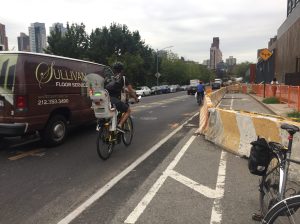 This segment of Flushing Avenue will not be completed until summer, 2020. Photo: Gersh Kuntzman