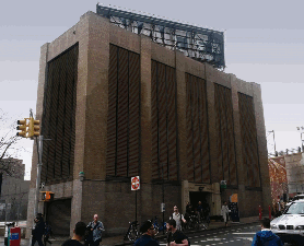 A rendering imagines what the F train York Street Station would look like with pulsating lights. Image: Delson or Sherman