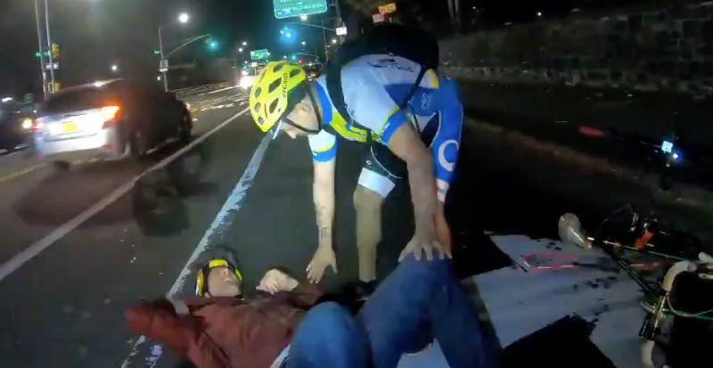 This is why cyclists yell at drivers, Miss Manners!