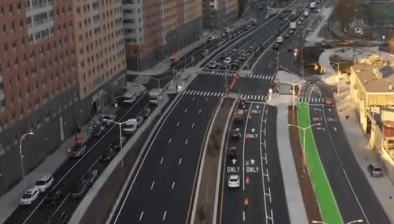 The new Sheridan Boulevard. Courtesy: Gov. Cuomo's office