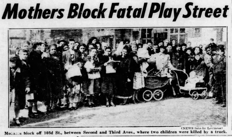 How the Daily News covered a stroller protest in 1949.