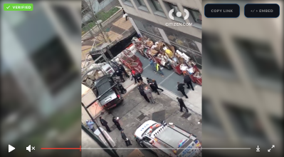 Aftermath of the fatal crash. Source: Citizen