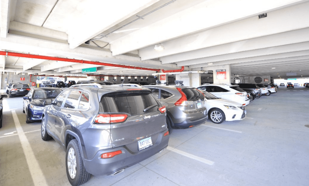 A parking lot at LaGuardia Airport. Photo: LGA Twitter