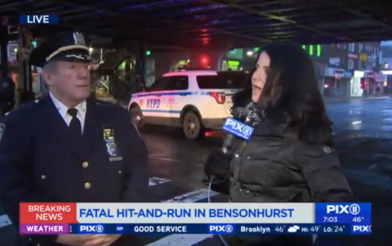 Deputy Chief Chuck Scholl telling Pix11 that the driver "may or may not know this happened." Video: Pix11