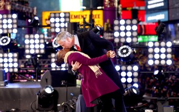 Mayor de Blasio and the First Lady on New Year's Eve. Photo: Joanna Graham/Mayoral Photography Office