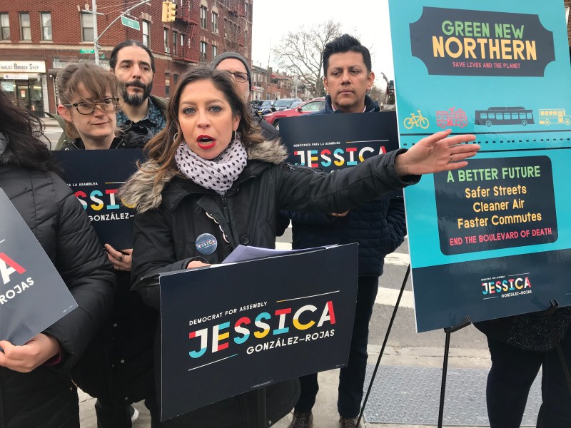 Jackson Heights Assembly candidate Jessica González-Rojas. Photo: Julianne Cuba