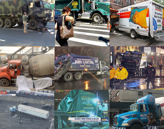 Killer trucks are everywhere — but the NYPD doesn't see them.