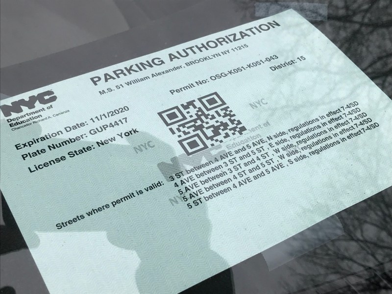 Placard abuse is not going away any time soon, Mayor de Blasio said.