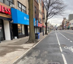 There's plenty of space for pedestrians to socially distance — if the city would repurpose more roadways from car drivers to walkers. Photo: Adam Foreman