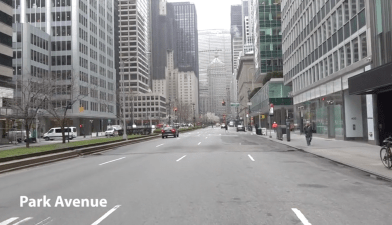 Park Avenue on Friday, March 20, 2020. Photo: Clarence Eckerson Jr.
