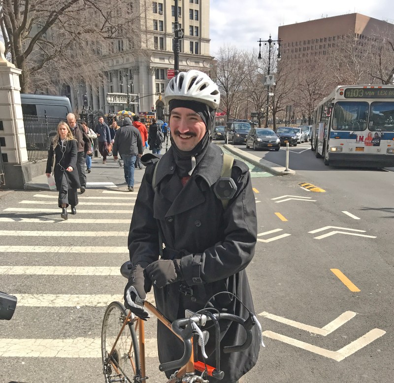 Post reporter Vin Barone — special delivery. Photo: Gersh Kuntzman