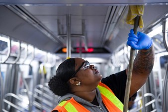 It costs a lot to clean the subway, which is why the MTA is out of money.