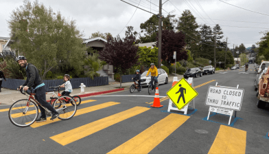 This scene, from Oakland, may become the norm in New York, thanks to an announcement by Mayor de Blasio. Photo: City of Oakland