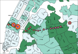 Maps like this in the MIT professor's study freaked out some people.