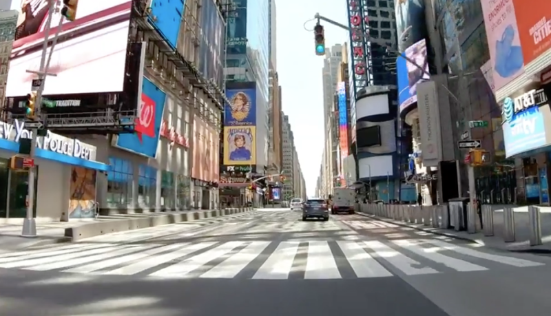 How the Times wishes the city would look all the time!