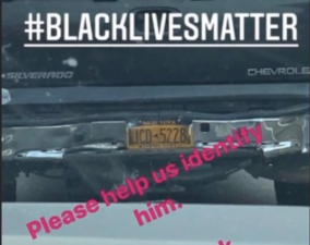 This is the truck whose driver is being sought.