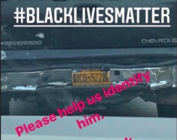 This is the truck whose driver is being sought.