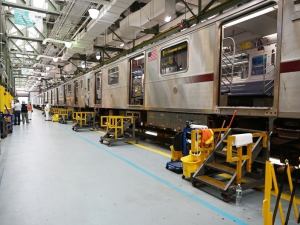 Lots of companies upstate — and around the country — are in business because the MTA spends so much money on stuff it needs — like new rail cars. Photo: Kevin Coughlin
