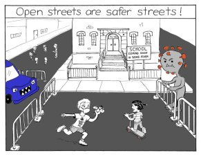 How our cartoonist saw the issue. Cartoon: Bill Roundy